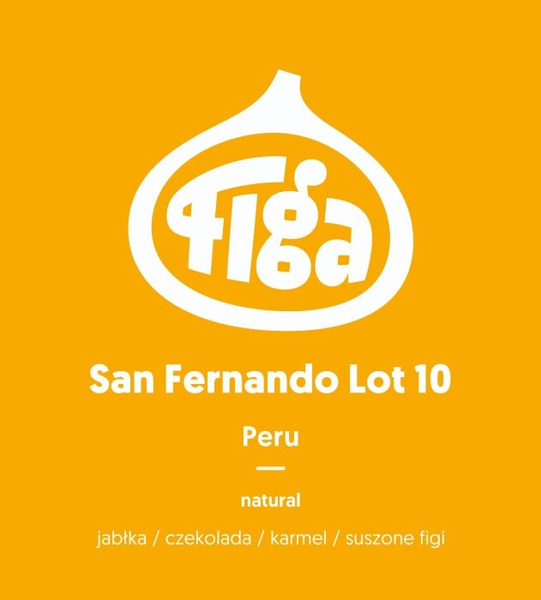 Kawa ziarnista Figa Coffee Peru San Fernando Natural 250g - NIEDOSTĘPNY