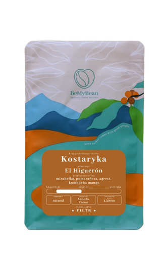 Kawa ziarnista BeMyBean Kostaryka El Higuerón 250g - opinie w konesso.pl