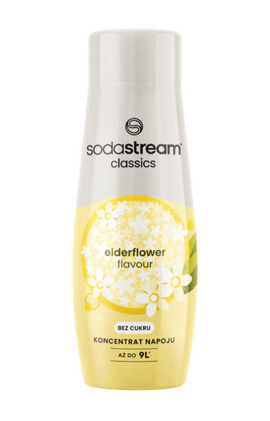 Zestaw Syrop SodaStream Kwiat Czarnego Bzu 2x440 ml - Bez Cukru + Torba