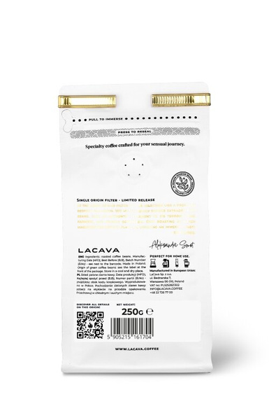 Kawa ziarnista LaCava Honduras Finca Don Andres Filtr 250g - NIEDOSTĘPNY