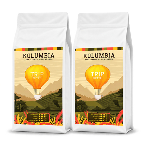ZESTAW - Kawa ziarnista Trip Coffee Kolumbia 2x1kg