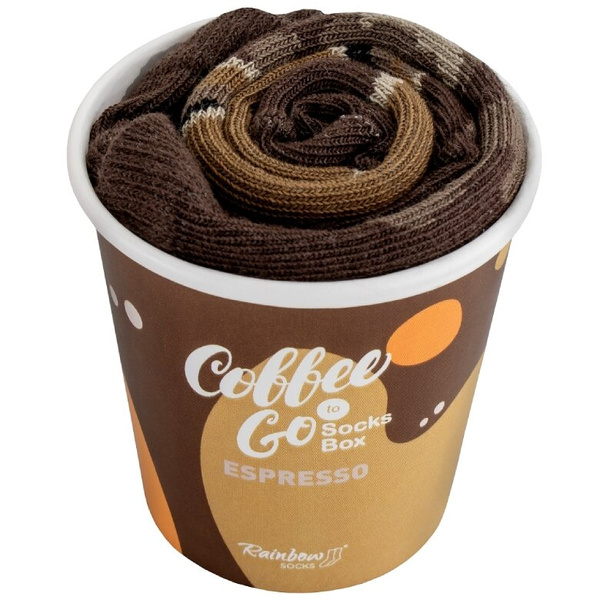 Skarpetki Rainbow Socks - Kawa espresso 41-46 – NIEDOSTĘPNY