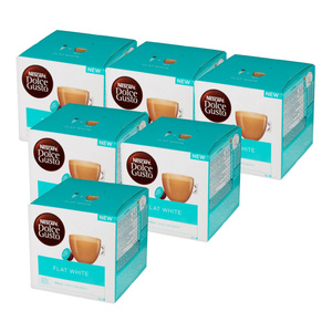 ZESTAW - Kapsułki Nescafé Dolce Gusto Flat White 6x16 sztuk