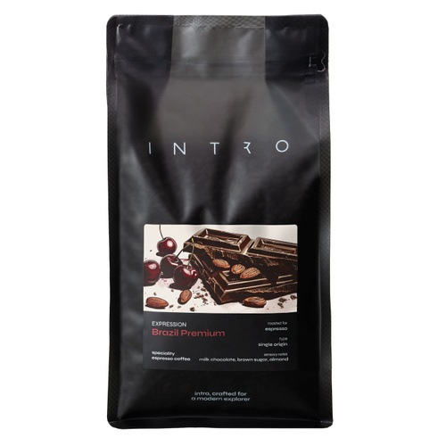 Kawa ziarnista INTRO Brazil Premium Espresso 1kg