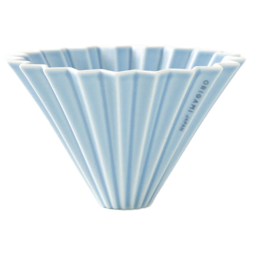 Ceramiczny Origami Dripper M - Niebieski matowy