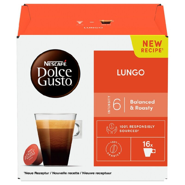 OUTLET - Kapsułki Nescafé Dolce Gusto Lungo 16 sztuk