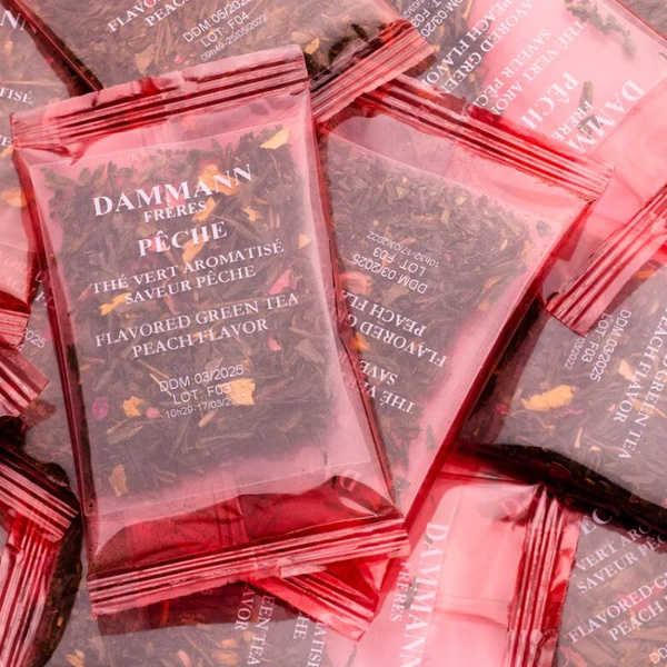 Herbata zielona na zimno Dammann Peach Blossom 6x5g – NIEDOSTĘPNY