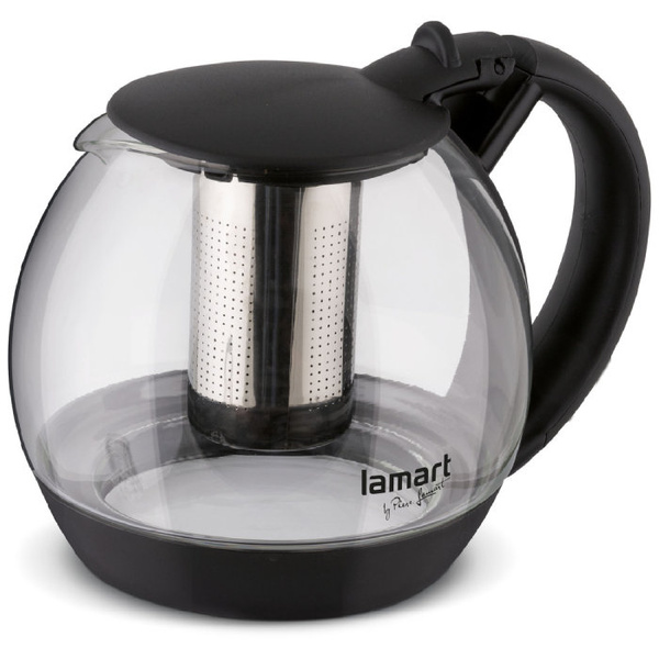 Dzbanek z zaparzaczem Lamart Bulb 2l - Czarny