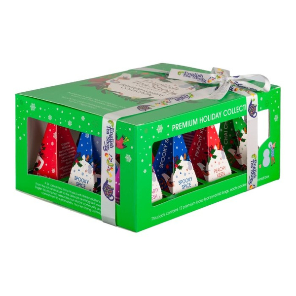 Herbata świąteczna English Tea Shop Green Prism 12x2g – NIEDOSTĘPNY