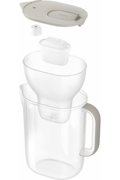 Dzbanek filtrujący BRITA Style Essential XL 3,6 L + wkład Maxtrapro Pure Performance - Piaskowy