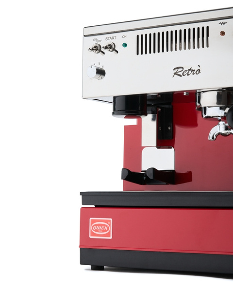 Ekspres do kawy Quick Mill Retro 0835 - Czerwony