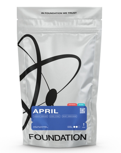 Kawa ziarnista Foundation Coffee Roasters Blend April Espresso 250g - opinie w konesso.pl