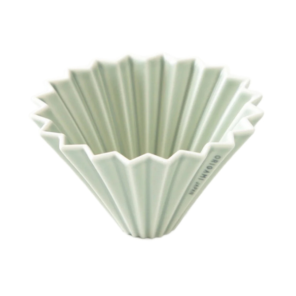 Ceramiczny Origami Dripper S - Zielony matowy