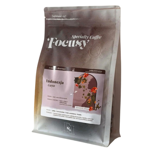 Kawa ziarnista Focusy INDONEZJA GAYO - deserowy przelew 250g