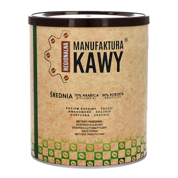 Kawa mielona Siedlecka Manufaktura Kawy Mieszanka Średnia 250g