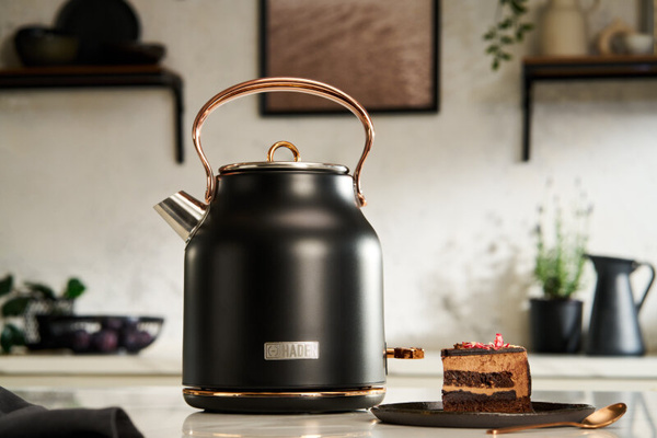 Czajnik elektryczny Haden Heritage 1,7l - Czarno-miedziany