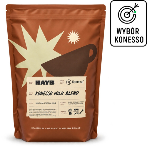 Kawa ziarnista HAYB Konesso Milk Blend 1kg