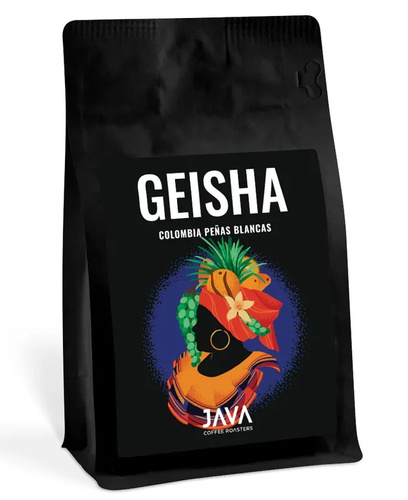Kawa ziarnista Java Colombia Peñas Blancas Geisha FILTR 200g - opinie w konesso.pl