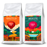 ZESTAW - Kawa ziarnista Trip Coffee Brazylia 1kg + Trip Coffee Meksyk 1kg