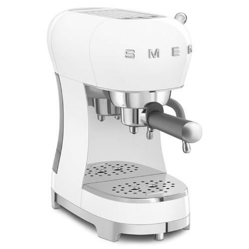 OUTLET 5881 - Ekspres do kawy Smeg ECF02WHEU - Biały - opinie w konesso.pl