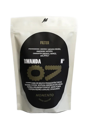 Kawa ziarnista Momento Rwanda Nº7 Musasa Nkara Anaerobic Natural 250g – NIEDOSTĘPNY