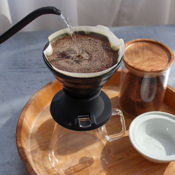 Zestaw Hario Immersion Switch Smokey Black - Czarny