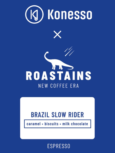 Kawa ziarnista Roastains x Konesso Brazil Slow Rider 250g