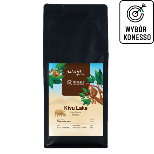 Kawa ziarnista Salvatti Rwanda Kivu Lake 1kg