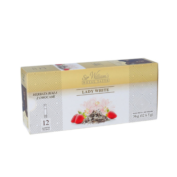 Biała herbata Sir Williams Royal Taste Lady White 12x3g – NIEDOSTĘPNY