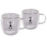 Szklanki Lamart Vaso Bear 250 ml Jasne - 2 sztuki