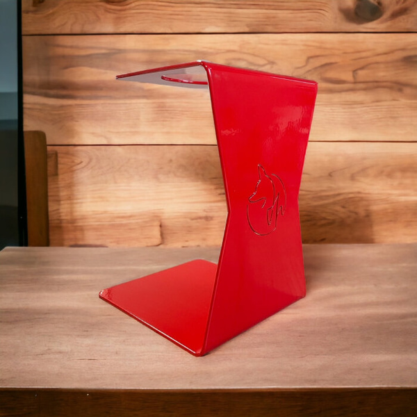 Metalowy stojak na dripa Halisek - Czerwony