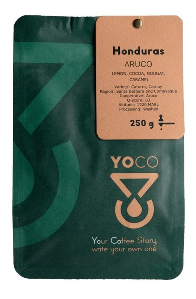 Kawa ziarnista YoCo Coffee Honduras Aruco Espresso 250g