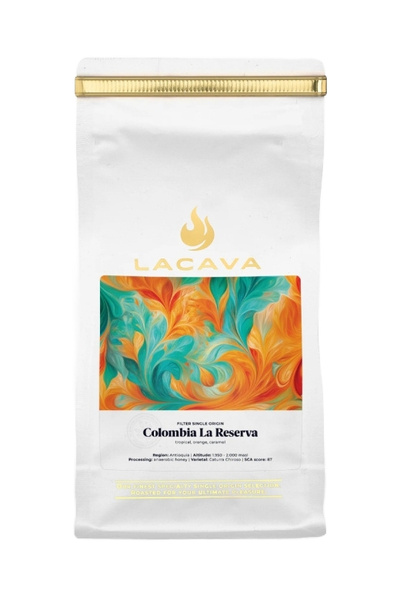 Kawa ziarnista LaCava Colombia La Reserva 200g