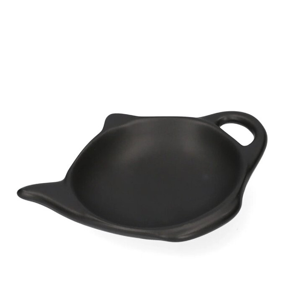 Zestaw spodków w kształcie czajnika Homla LARRA 2 szt - Czarne – NIEDOSTĘPNY