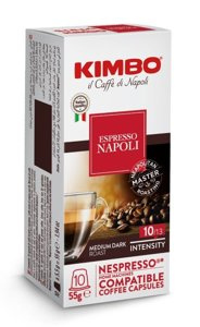Kapsułki do Nespresso Kimbo 10 Espresso Napoli - 10 sztuk