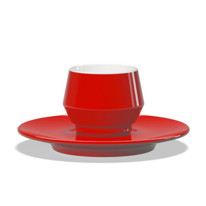 Filiżanka Club House Maniko 205 ml - Czerwona