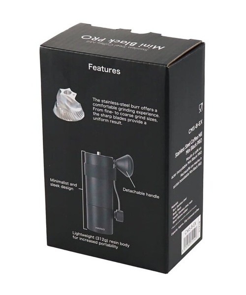 Młynek do kawy Hario Mini Black Pro - Czarny