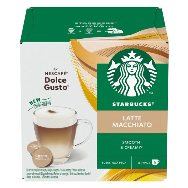 OUTLET - Kapsułki Nescafé Dolce Gusto STARBUCKS® Latte Macchiato 12 sztuk