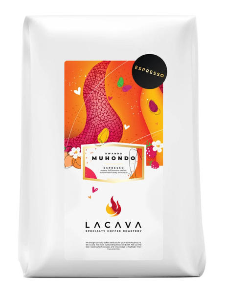 Kawa ziarnista LaCava Rwanda Muhondo ESPRESSO 1kg - NIEDOSTĘPNY