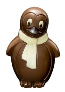 Pingwin z mlecznej i białej czekolady M.Pelczar Chocolatier 60g – NIEDOSTĘPNY