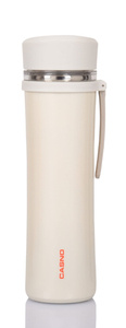 Butelka termiczna Casno Greys Biała - 400 ml