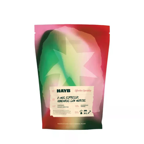 Kawa ziarnista HAYB X-mas Espresso Honduras San Marcos 250g – NIEDOSTĘPNY