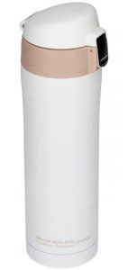 Asobu Diva Cup Biały/Brązowy kubek termiczny 450 ml - NIEDOSTĘPNY