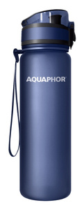 Filtrująca butelka na wodę Aquaphor City 500 ml - Granatowa