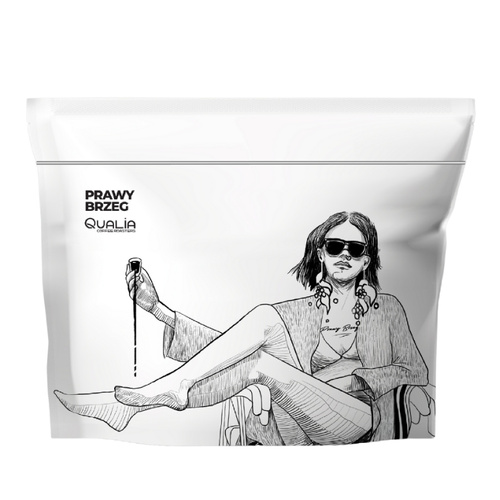 Kawa ziarnista Qualia Prawy Brzeg 8.0 Espresso 250g - opinie w konesso.pl