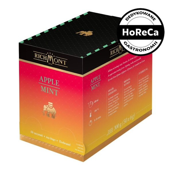Herbatka owocowo-ziołowa Richmont Apple Mint - 50x6g