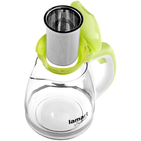 Dzbanek z zaparzaczem Lamart Verre 1,1l - Zielony