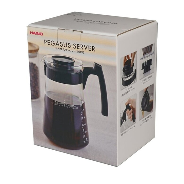 Szklany serwer Hario Pegasus 03 - 1000 ml
