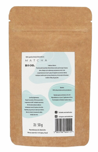 Matcha Tradycyjna Matcha Bros.  50g