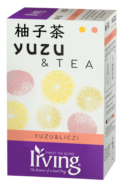 Herbata zielona Irving Azja Yuzu Lychee 20 kopert